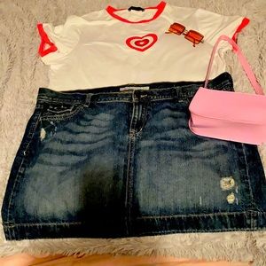 Plus size mini skirt! Accessories NA! Size 18!